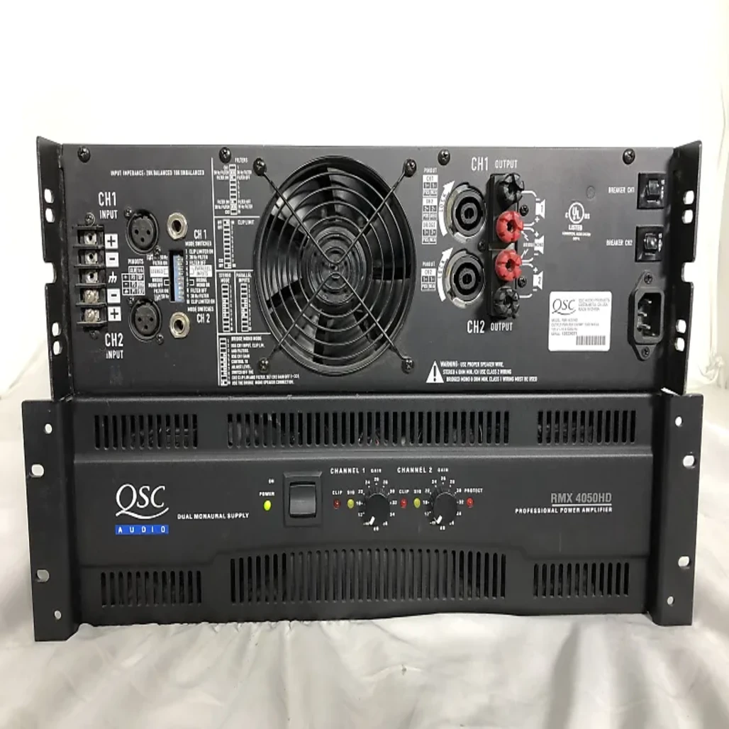 QSC RMX 4050HD Professional Amplifier – 4000W Heavy Duty QSC main view audio equipment Kenya