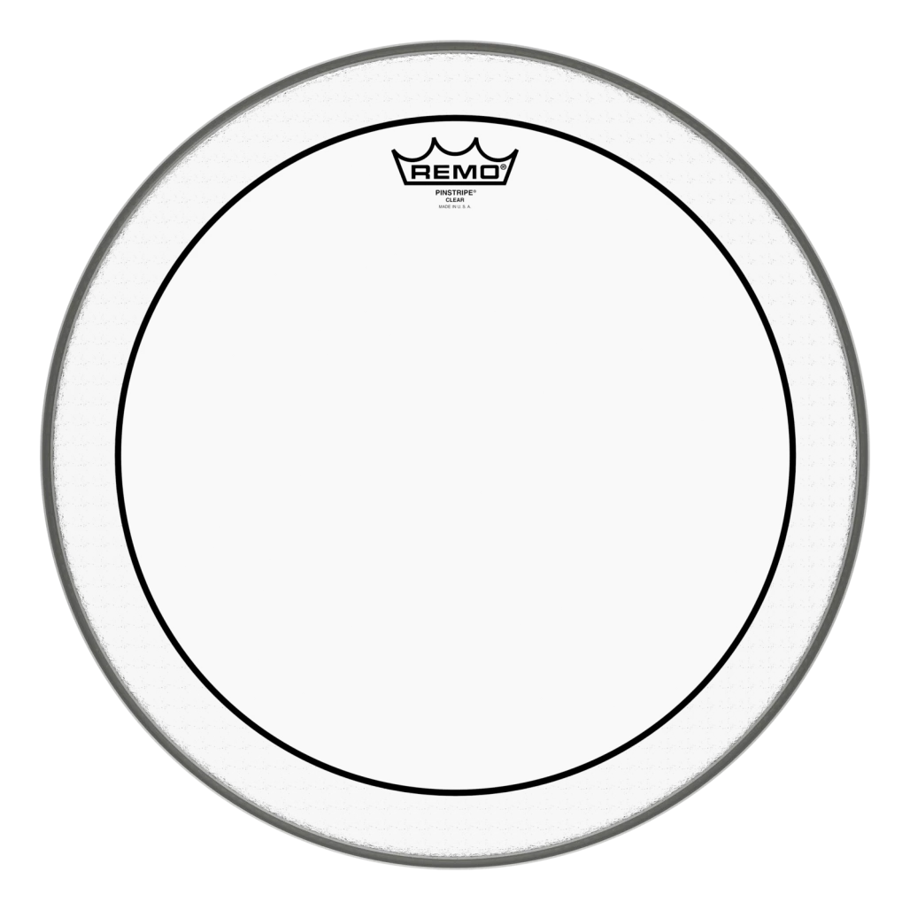 Remo 16-Inch Pinstripe Clear Drum Head REMO 16 Inches (Standard Floor Tom Size) Professional Dual-Ply Batter Head main view audio equipment Kenya
