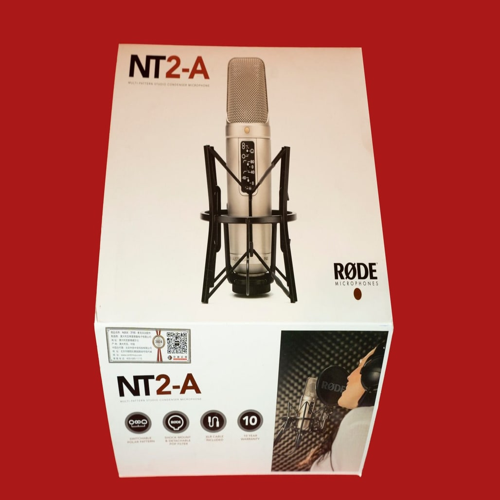 Rode NT2-A Professional Multi-Pattern Studio Microphone RODE 1-Inch (25mm) Gold-Sputtered Dual Diaphragm Professional Large-Diaphragm Multi-Pattern Condenser main view audio equipment Kenya