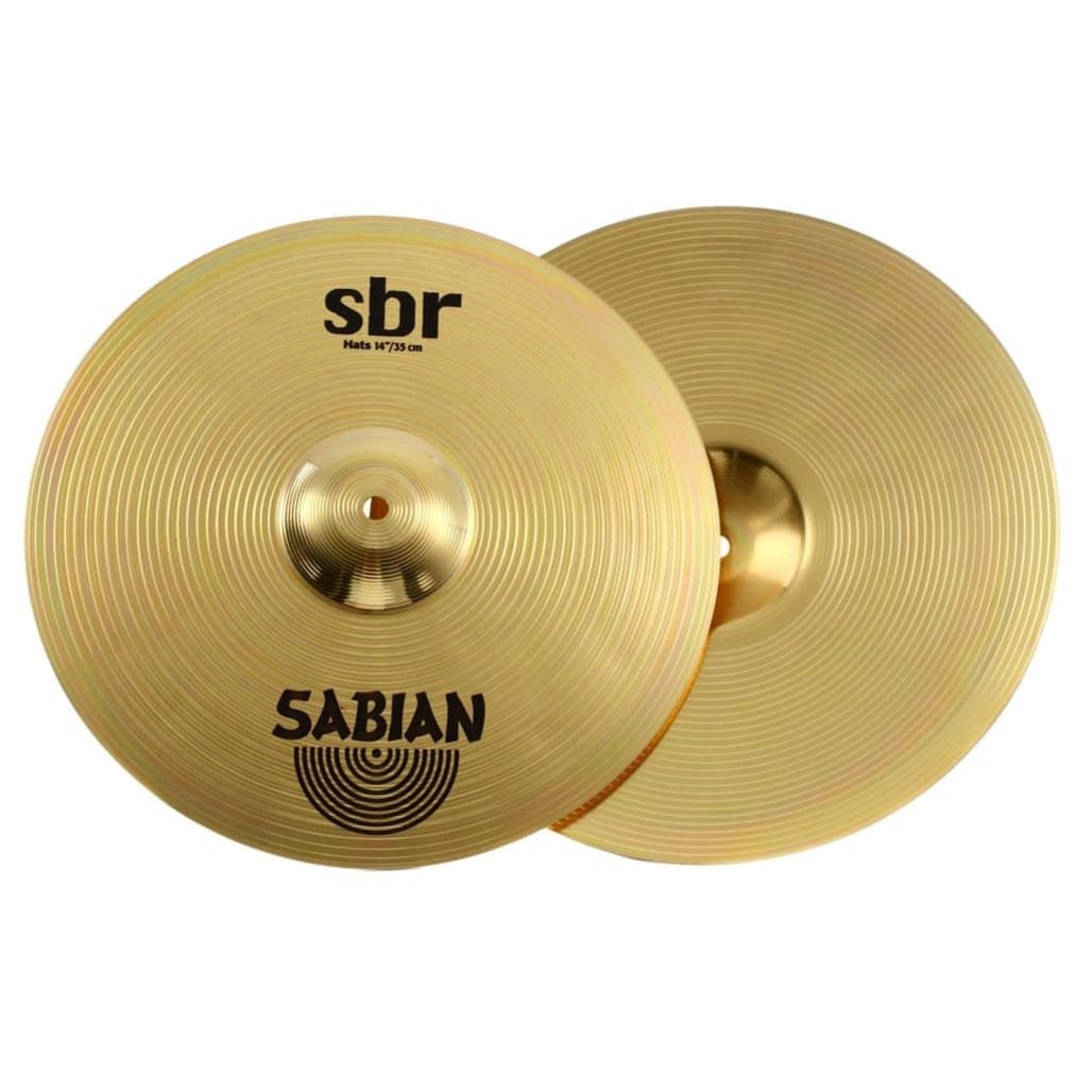 Sabian SBR 14-Inch Brass Hi-Hat Cymbals - Image 1