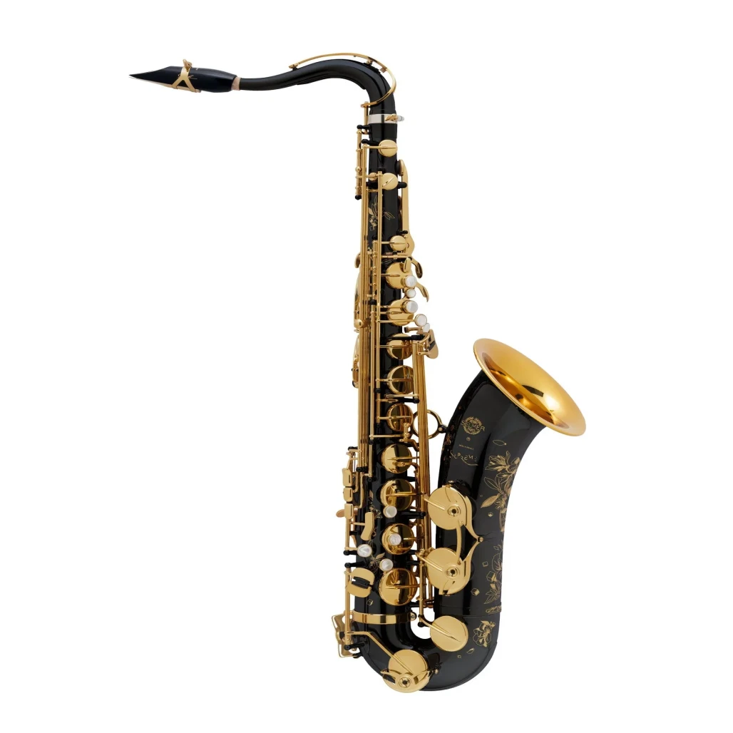 Selma Professional Alto Saxophone – Gold Lacquer SELMA High-Grade Yellow Brass with Gold Lacquer Finish Premium Leather Pads with Metal Tone Resonators in Kenya main view audio equipment Kenya