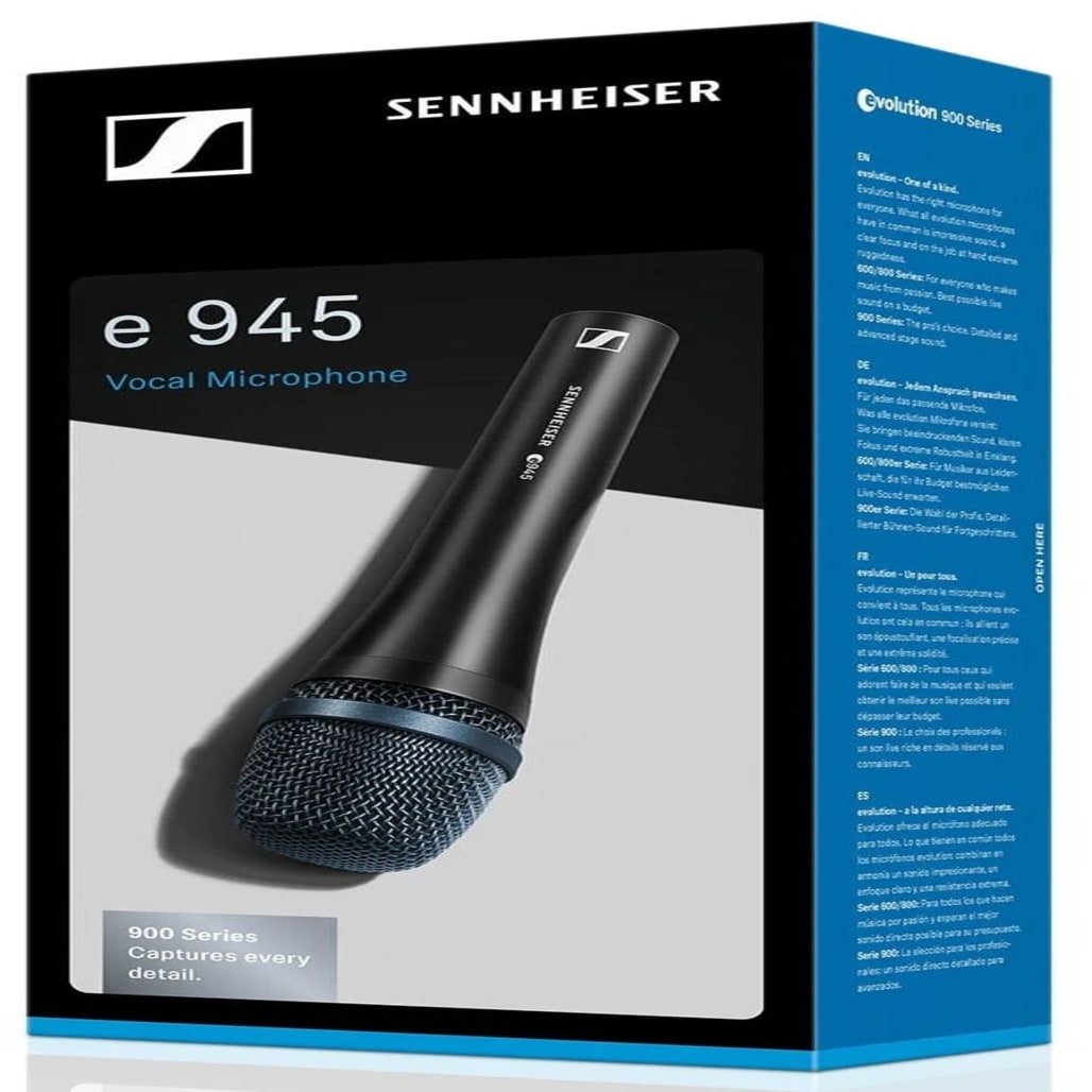 Sennheiser e945 Professional Supercardioid Dynamic Microphone - Image 1