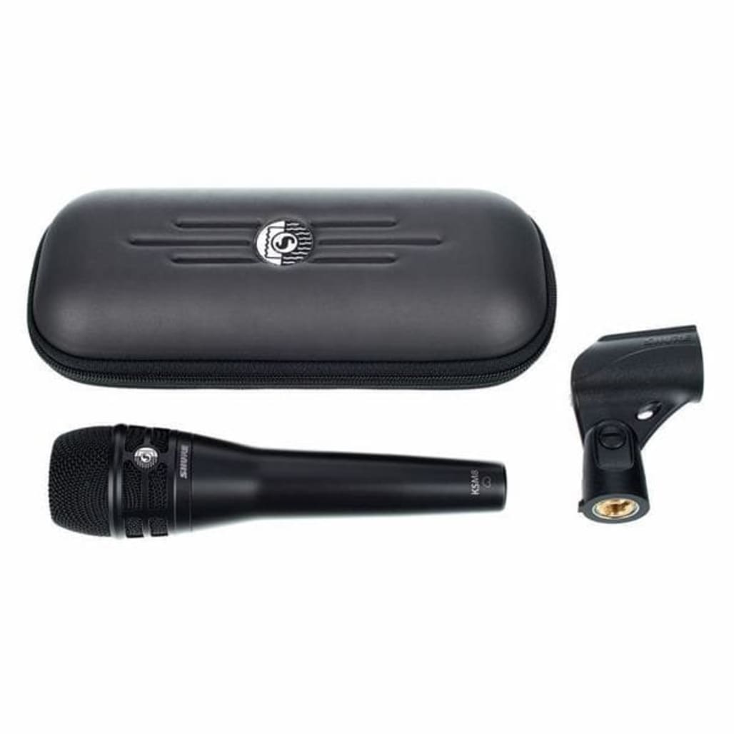 Shure KSM8 Dualdyne Professional Dynamic Vocal Microphone (Black) - Image 1