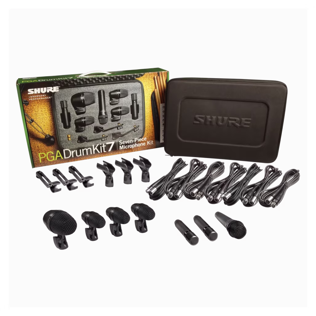 Shure PGA7 Professional 7-Piece Drum Microphone Kit - Image 1