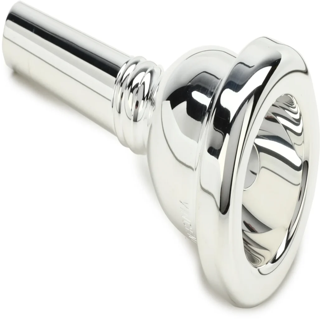 Professional Silver-Plated Tenor Trombone Mouthpiece - Image 1