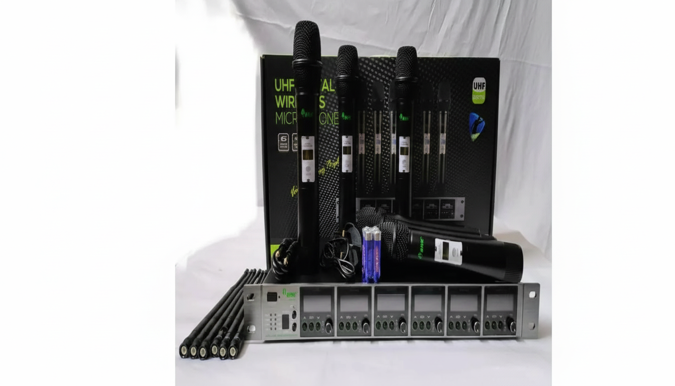 BNK ES600 6-in-1 Wireless Microphone System - Image 1