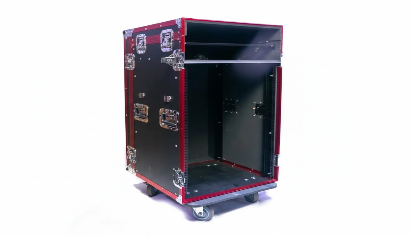 16U Professional Rack Case with Wheels - Image 1