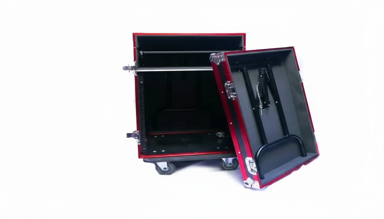 16U Rack Case with Pop-up Mixer Top and Side Table ELECTRO-VOICE 9mm Fireproof Plywood with Aluminum Extrusions main view audio equipment Kenya