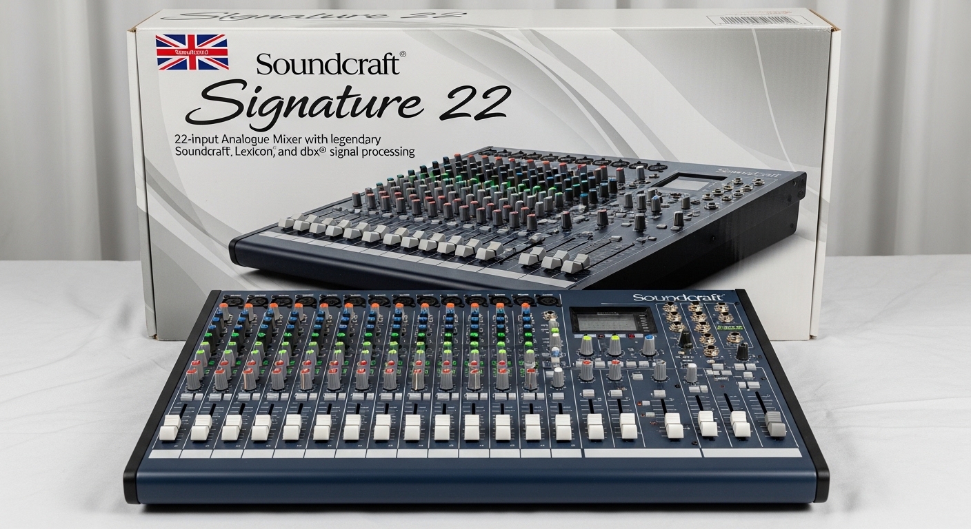 Soundcraft Signature 22 Professional Analog Console - Image 1