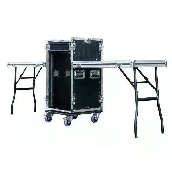 16 Units Flight Rack With 2 Tables - Image 1