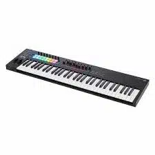Novation Launchkey 61 fully integrated MIDI keyboard controller NOVATION 61 Full-size Velocity-sensitive Keys USB Bus Powered (DC input optional) main view audio equipment Kenya