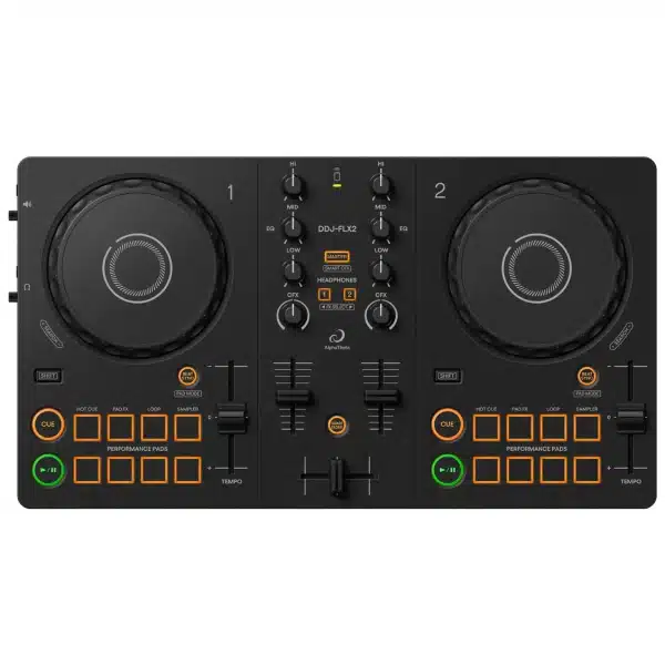 AlphaTheta DDJ - FLX2 DJ Controller ALPHATHETA USB-C Bus Powered main view audio equipment Kenya