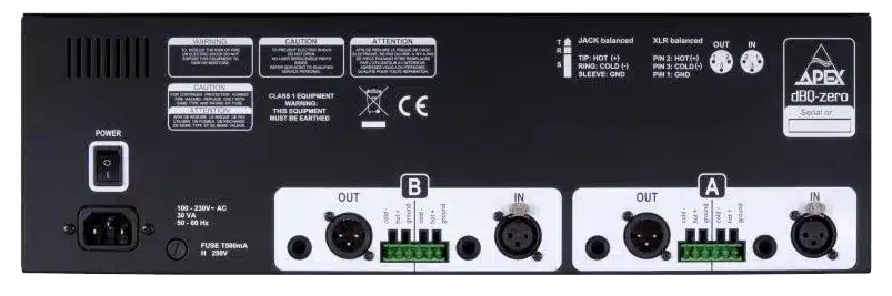 Apex dBQ - zero EQ APEX main view audio equipment Kenya