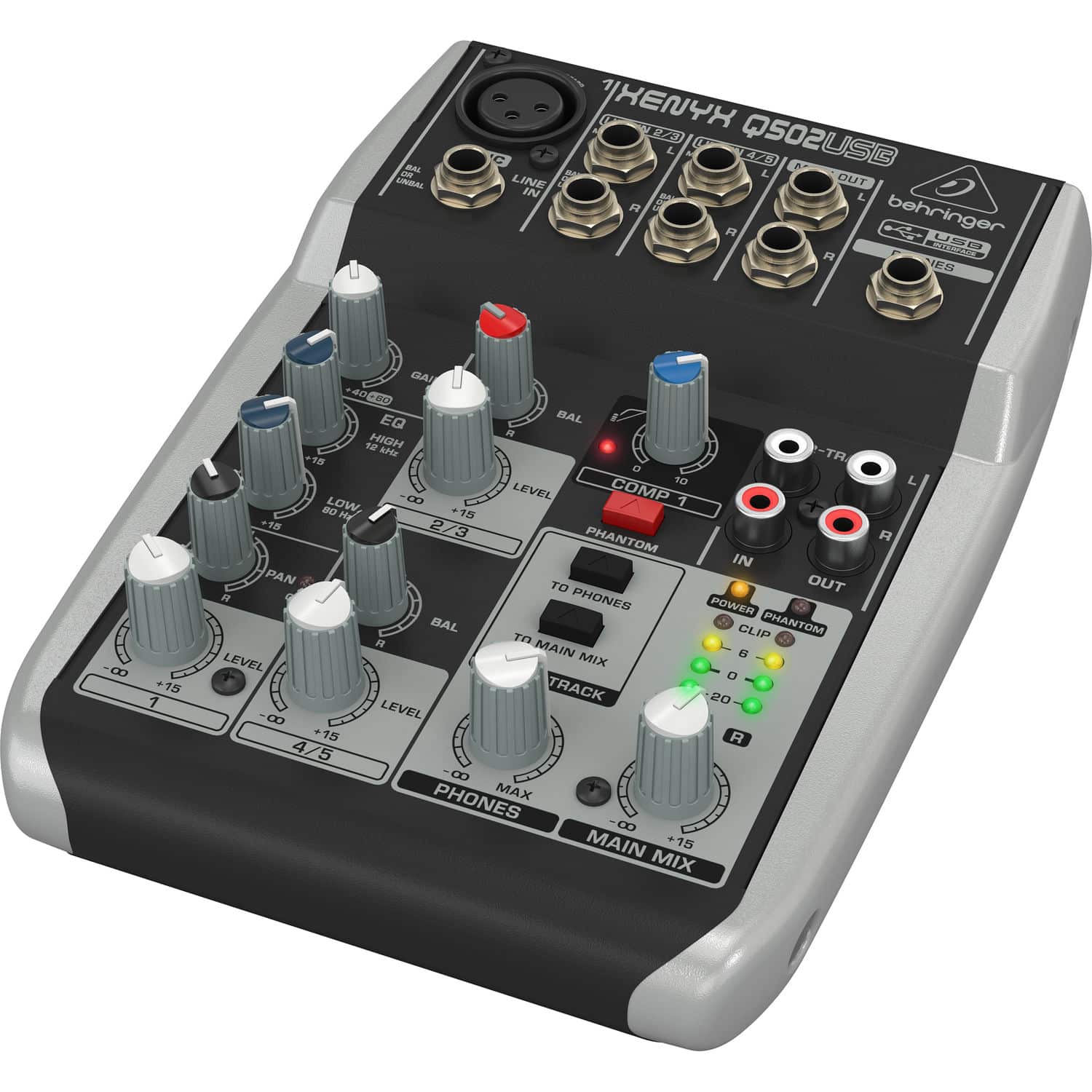 Behringer Q502USB Premium 5 - Input 2 - Bus Mixer - Image 1