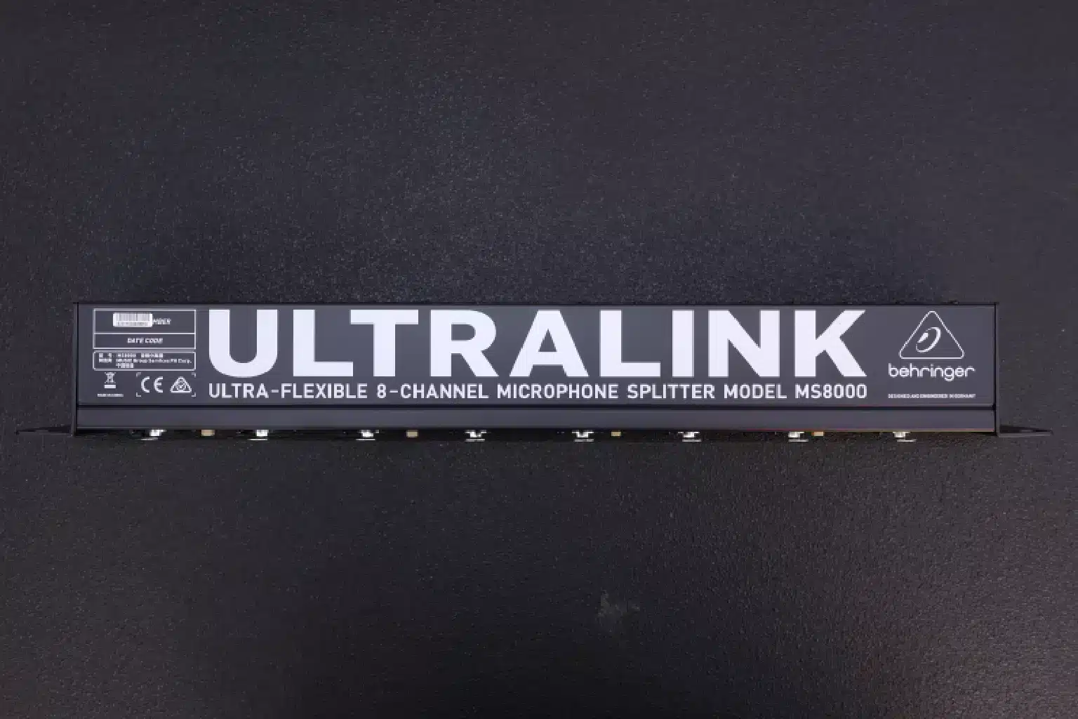 Behringer Ultralink MS8000 8 - Channel Microphone Splitter - Image 1