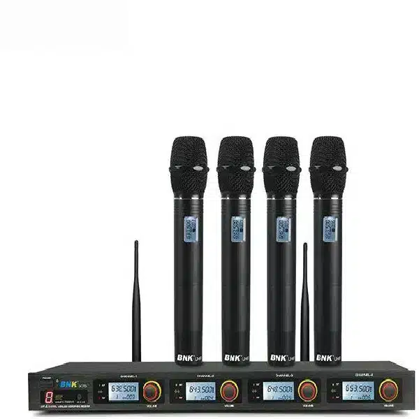 BNK X75 4 in1 Wireless Microphone System BNK Wireless Microphone Systems main view audio equipment Kenya