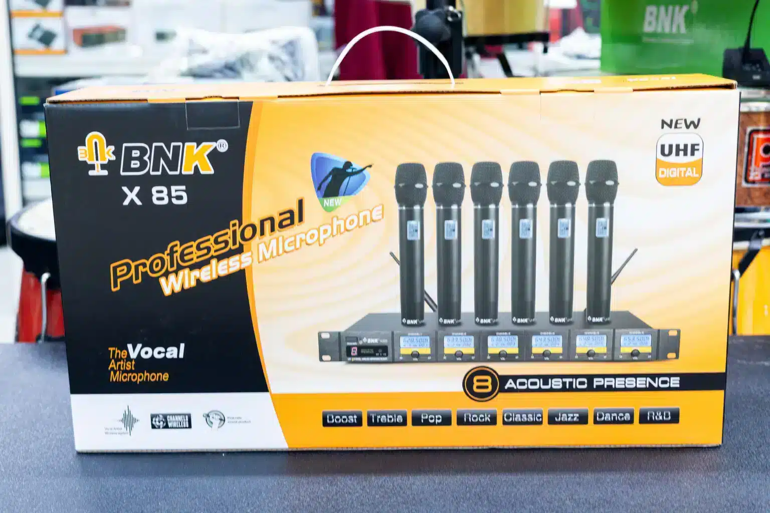 BNK X85 6 - in - 1 Wireless Microphone System BNK Wireless Microphone Systems main view audio equipment Kenya