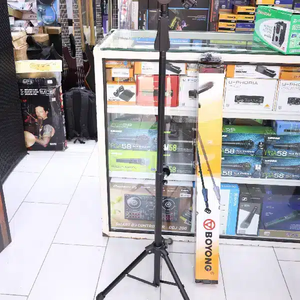 BOYONG BY - 789 Mic Stand BOYONG Microphone Accessories & Stands main view audio equipment Kenya