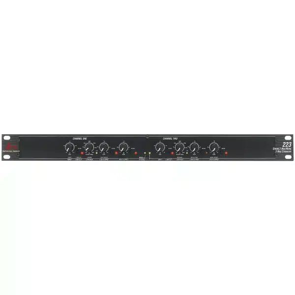 DBX 223 Crossover DBX 24dB/octave Linkwitz-Riley Analog Crossover main view audio equipment Kenya