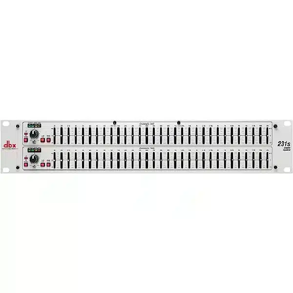 DBX 231S Graphic Equalizer DBX Dual 31-Band Graphic Equalizer main view audio equipment Kenya