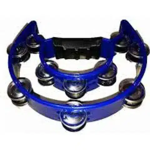 Double Rings Tambourine Handheld Double Row Tambourine Heavy-duty ABS Plastic frame main view audio equipment Kenya