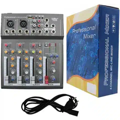 F4USB 4 Channel Audio Mixer With Bluetooth - Image 1