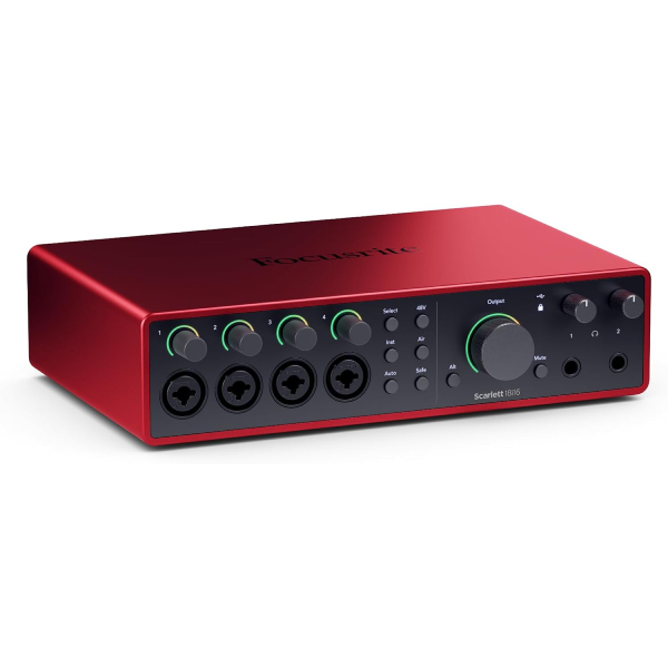 Focusrite Scarlett 18i16 (4th Gen) USB Audio Interface FOCUSRITE USB-C Audio Interface (4th Gen) main view audio equipment Kenya