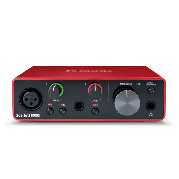 Focusrite Scarlett 2i4 soundcard FOCUSRITE USB 2.0 Audio Interface main view audio equipment Kenya