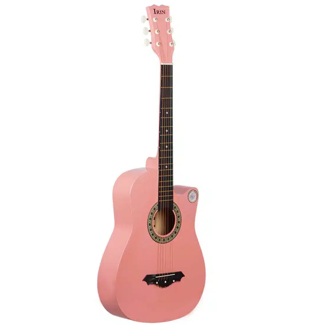 IRIN 38 Inch 6 String Acoustic Guitar with Guitar Bag for Beginners IRIN 38-inch Compact / parlor High-gloss available in various colors main view audio equipment Kenya