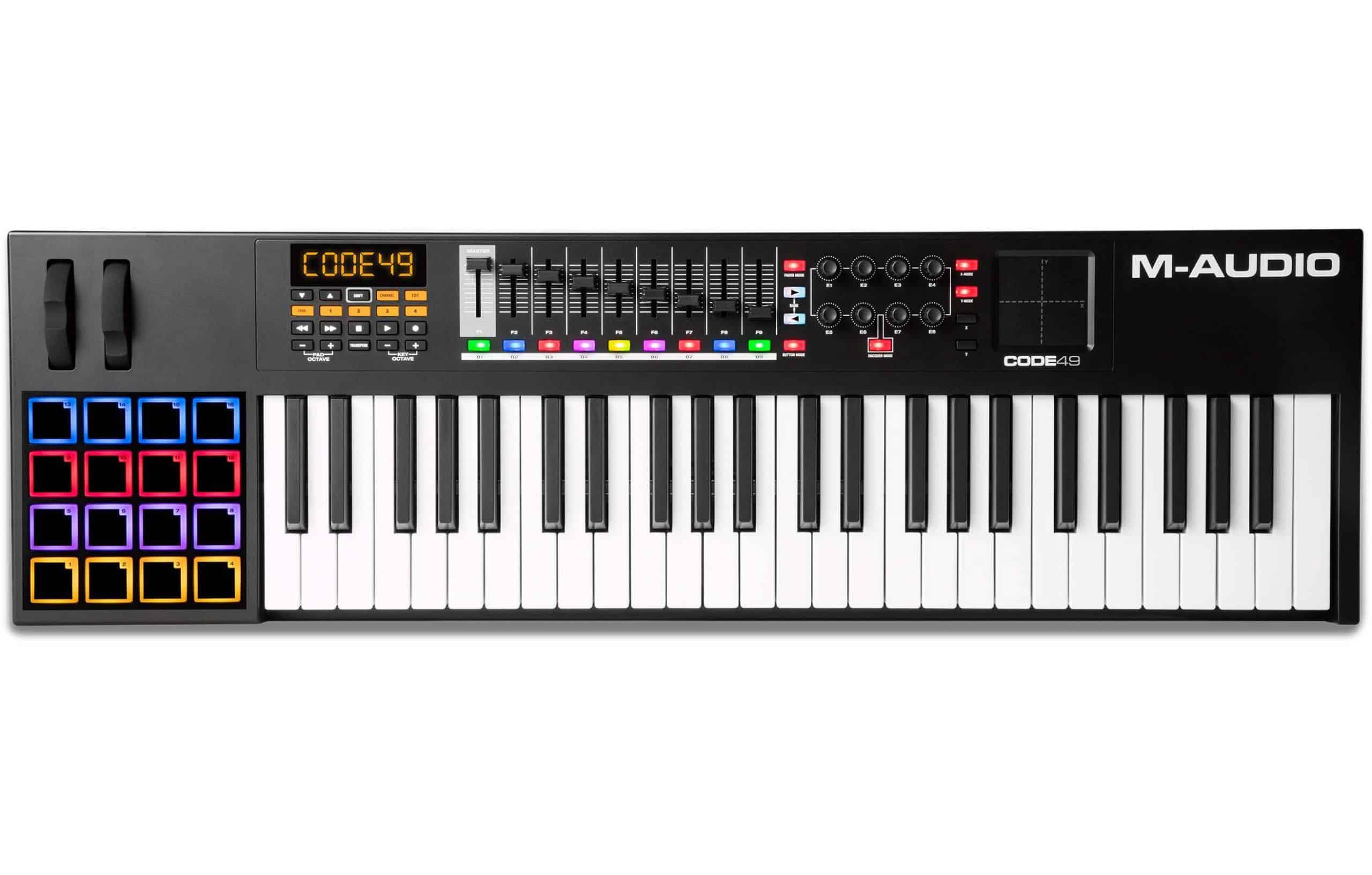 M - Audio Code 49 M-AUDIO Keyboards & MIDI main view audio equipment Kenya
