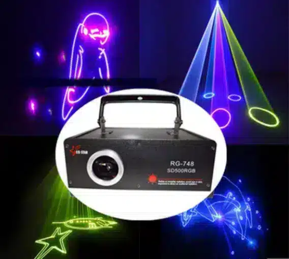 Outdoor DJ Lighting 500MW RGB Full Color Animation Laser DMX Light Full Color RGB (Red, Green, Blue) RGB Animation Laser Light main view audio equipment Kenya