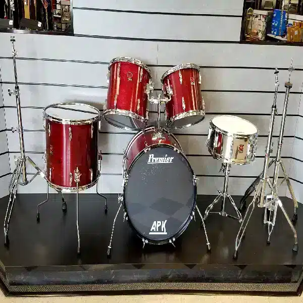 Premier 5-Piece Professional Drum Set PREMIER 5-Piece Acoustic Drum Set High-Quality Hardwood main view audio equipment Kenya