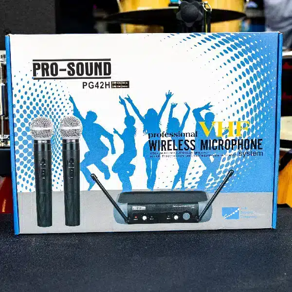 Pro Sound PG42H Professional Wireless VHF System SOUND STANDARD Wireless VHF Microphone System main view audio equipment Kenya