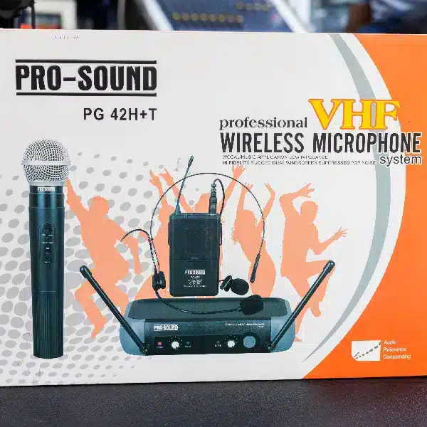Pro Sound PG42H T Professional Wireless VHF Bundle SOUND STANDARD Professional Wireless VHF System main view audio equipment Kenya