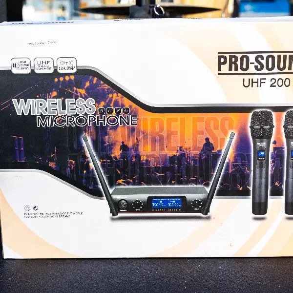 Pro-sound UHF 200 Professional Dual Wireless System SOUND STANDARD Dual-Channel UHF Wireless System main view audio equipment Kenya