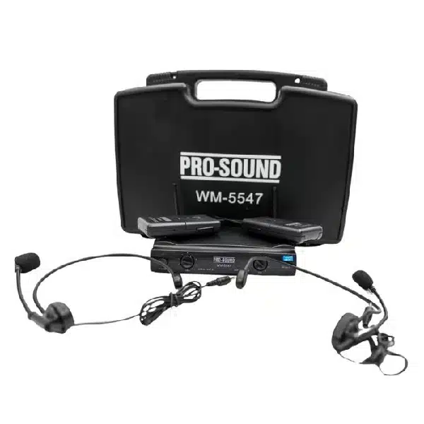 Pro-sound WM5547 Professional Dual Wireless System SOUND STANDARD Wireless Microphone Systems main view audio equipment Kenya