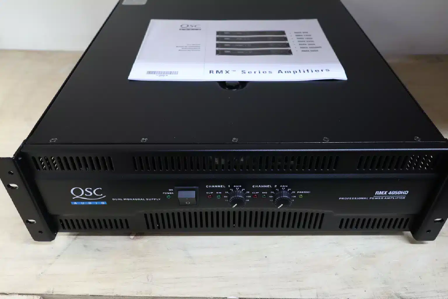 QSC RMX 4050HD Professional Power Amplifier QSC Professional Power Amplifier main view audio equipment Kenya
