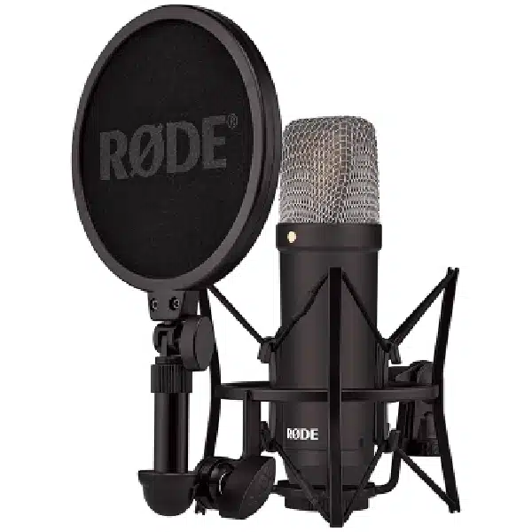 Rode NT1 Signature Series Professional Studio Microphone RODE 1-inch HF6 Gold-Sputtered Large Diaphragm Condenser Microphone main view audio equipment Kenya