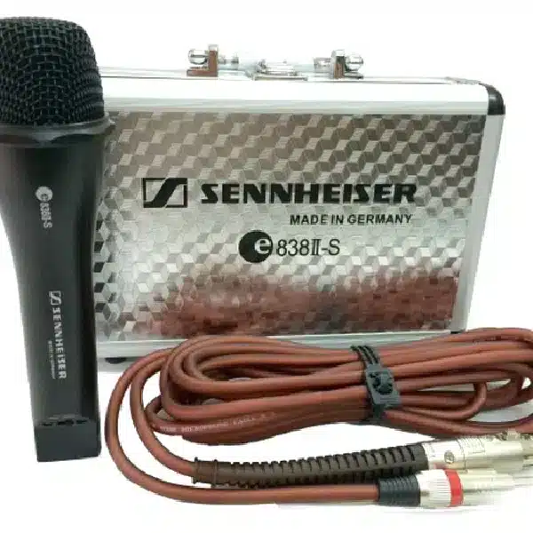 Sennheiser e 838 II-s Professional Cardioid Vocal Microphone SENNHEISER Dynamic Vocal Microphone main view audio equipment Kenya