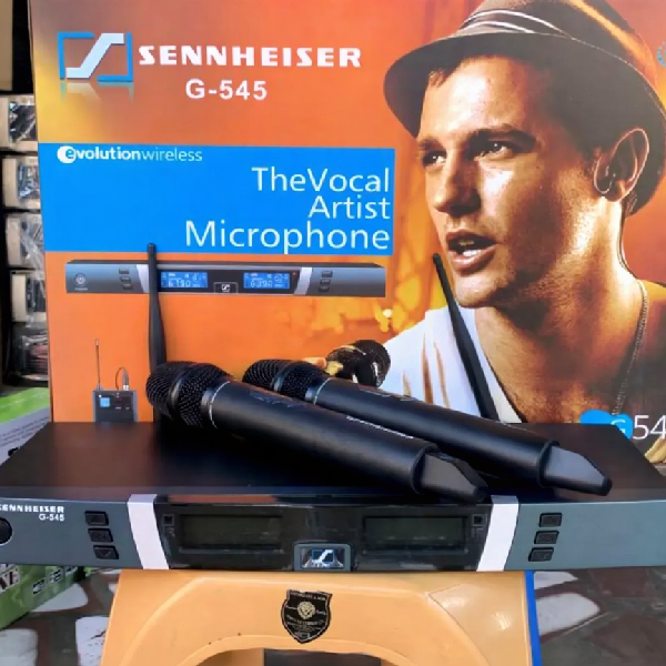 Sennheiser G545 Professional High-Gain Wireless Dual Microphone System SENNHEISER Dual Channel Wireless System main view audio equipment Kenya
