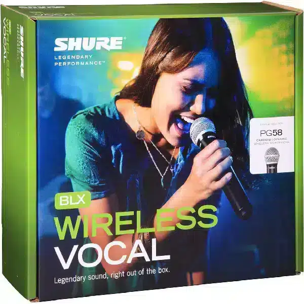 Shure BLX24/PG58 Handheld Wireless Microphone System - Image 1
