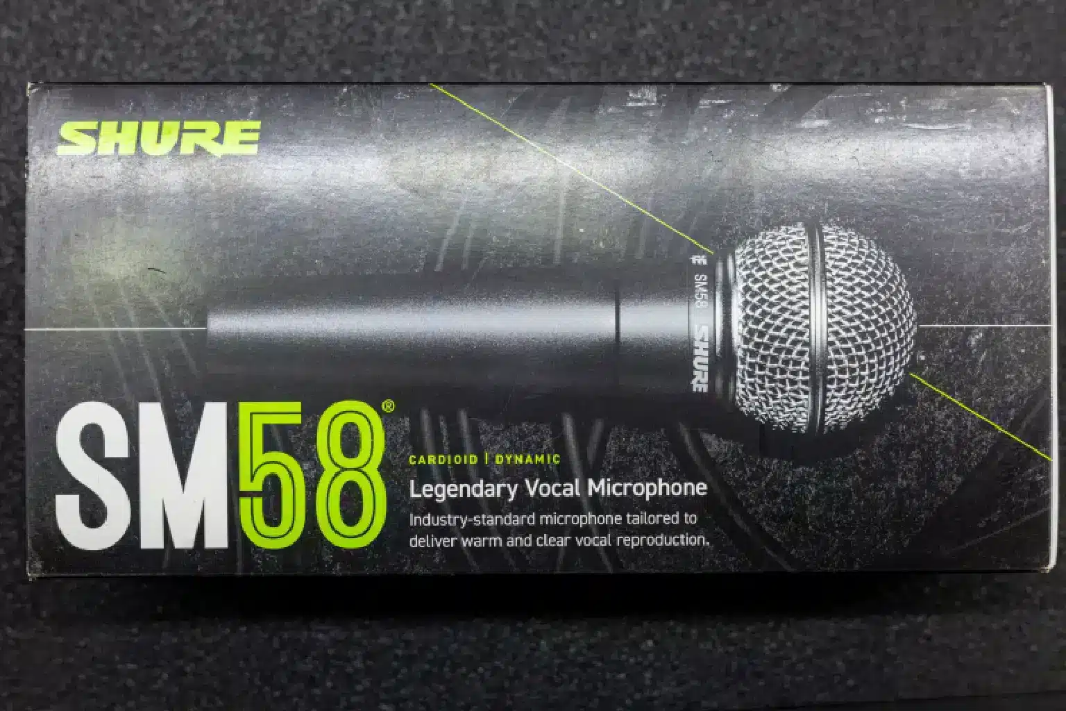 Shure SM58 Legendary Cardioid Dynamic Vocal Microphone SHURE Wireless Microphone Systems main view audio equipment Kenya