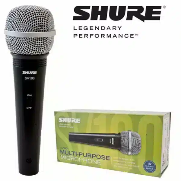 Shure SV100 Cardioid Dynamic Multipurpose Microphone SHURE Dynamic main view audio equipment Kenya