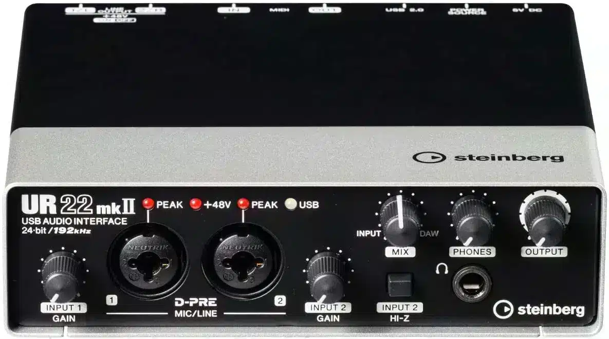 Steinberg UR22MKII 2-Channel Professional USB Audio Interface STEINBERG Studio Monitors main view audio equipment Kenya