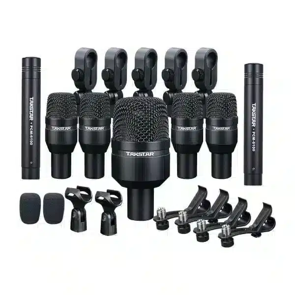 Takstar D7 Professional 7-Piece Drum Microphone Set TAKSTAR main view audio equipment Kenya