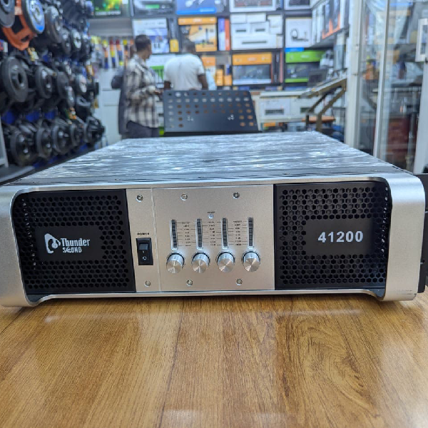 Thunder Sound 41200 Professional High-Power 4-Channel Amplifier THUNDER SOUND main view audio equipment Kenya
