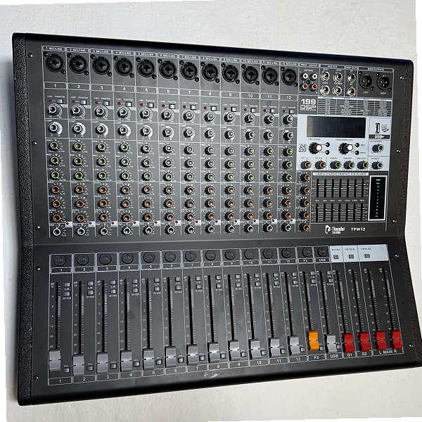 Thunder Sound TPW 12 Professional 12-Channel Powered Mixer with DSP THUNDER SOUND main view audio equipment Kenya