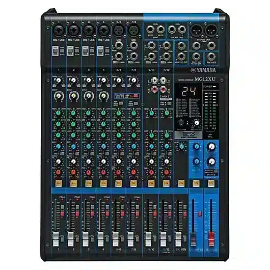 Yamaha MG12XU Studio-Grade 12-Channel Professional Mixing Console YAMAHA main view audio equipment Kenya