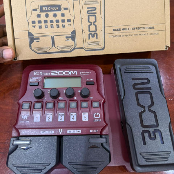 Zoom B1X Four Professional Bass Multi-Effects Processor with Pedal ZOOM Guitar Accessories & Effects main view audio equipment Kenya