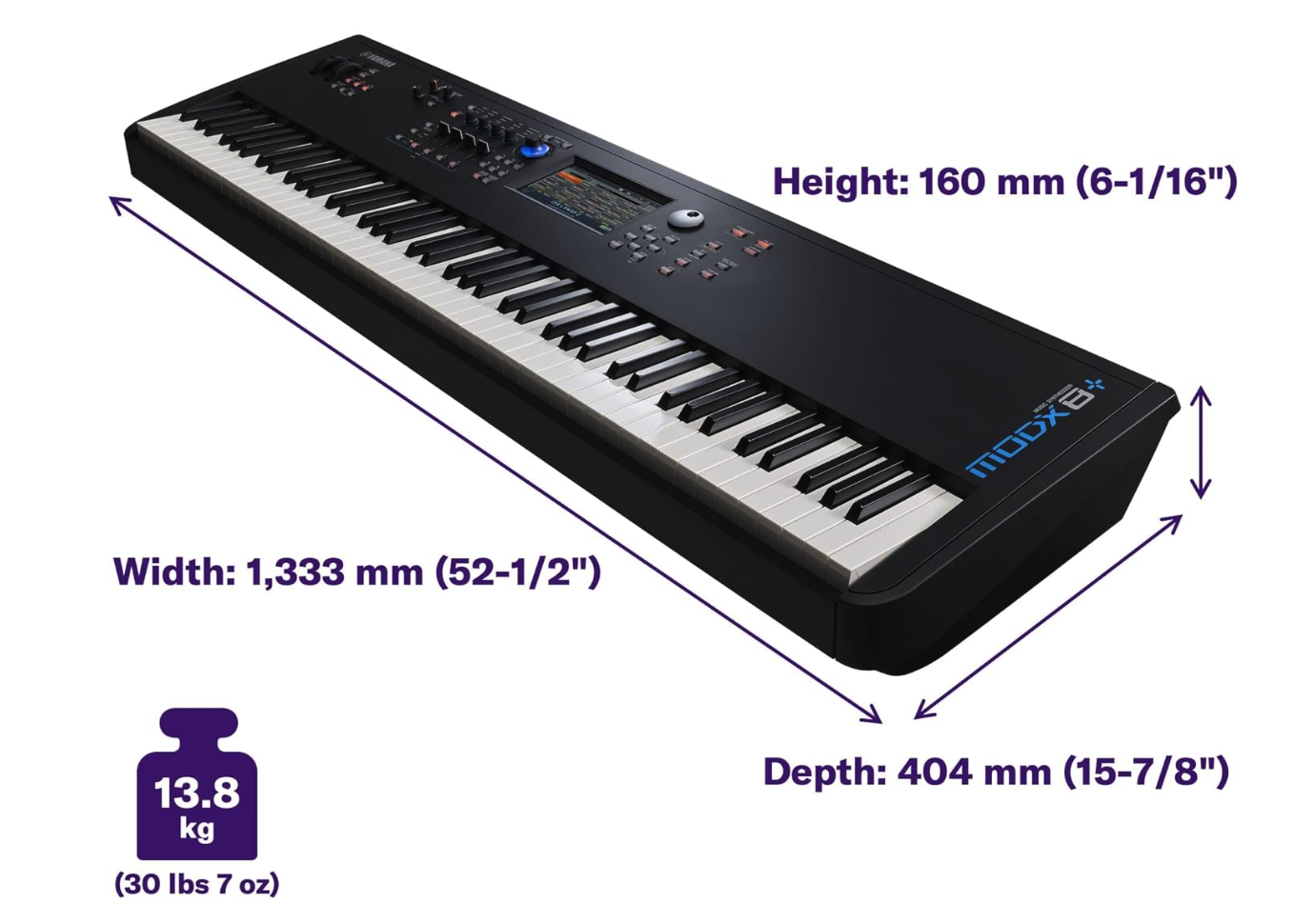 Yamaha MODX8+ Synthesizer - Image 3